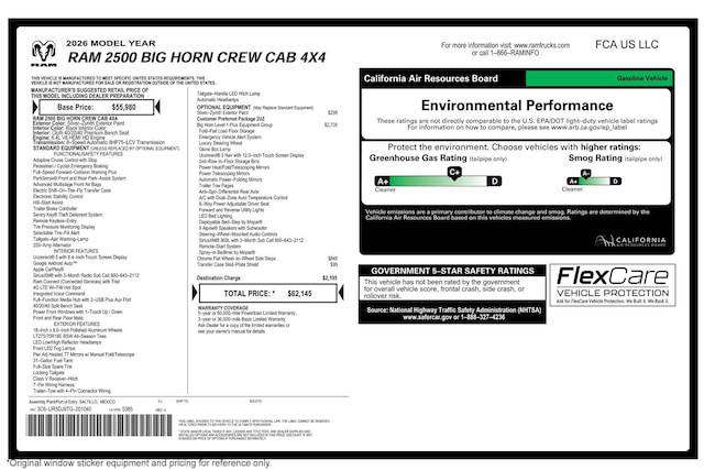 ram ram 2500 pickup 2026 3C6UR5DJ9TG201040 image